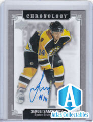 2019-20 Upper Deck Chronology Sergei Samsonov Auto